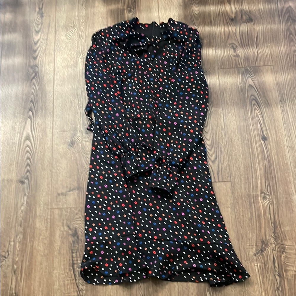 Polka Dot Long Sleeve Dress